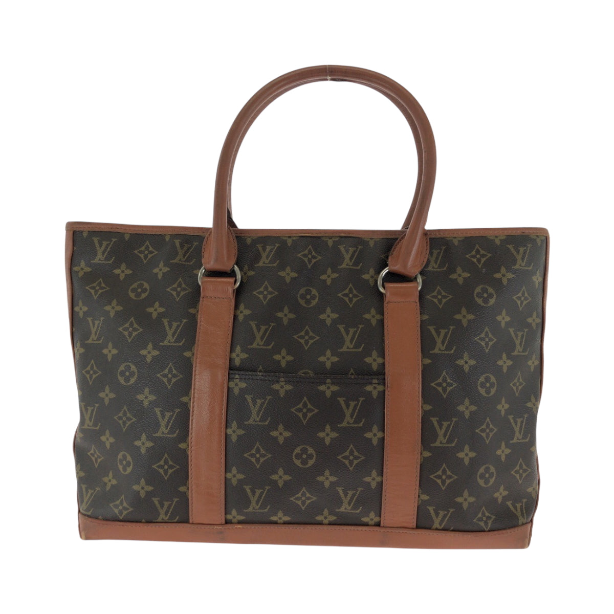 Louis Vuitton M42425 PVC weekend Monogram Brown Gold Shoulder Bag
