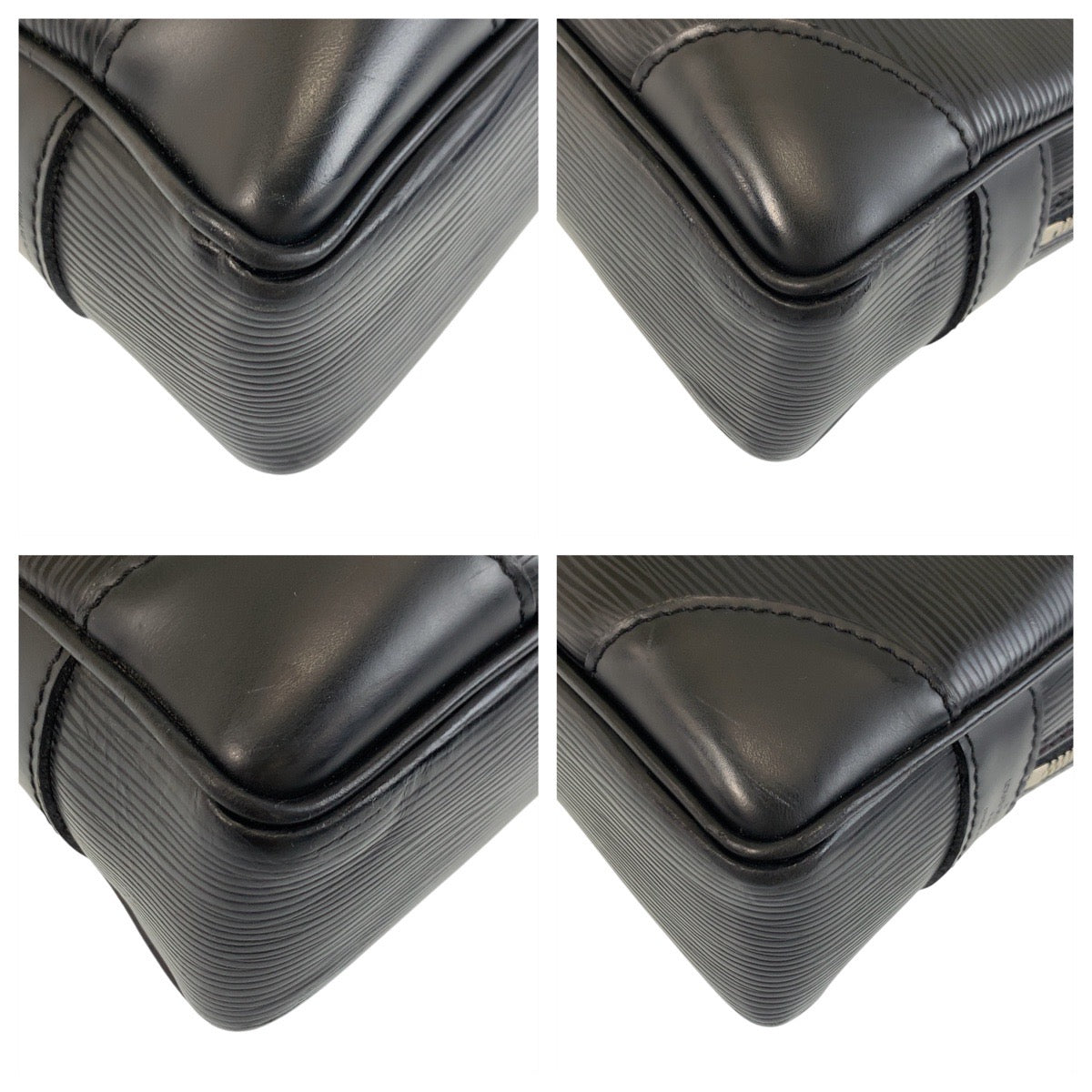 Louis Vuitton Business M59162 Noir SilverMetal Business Leather Black Handbag