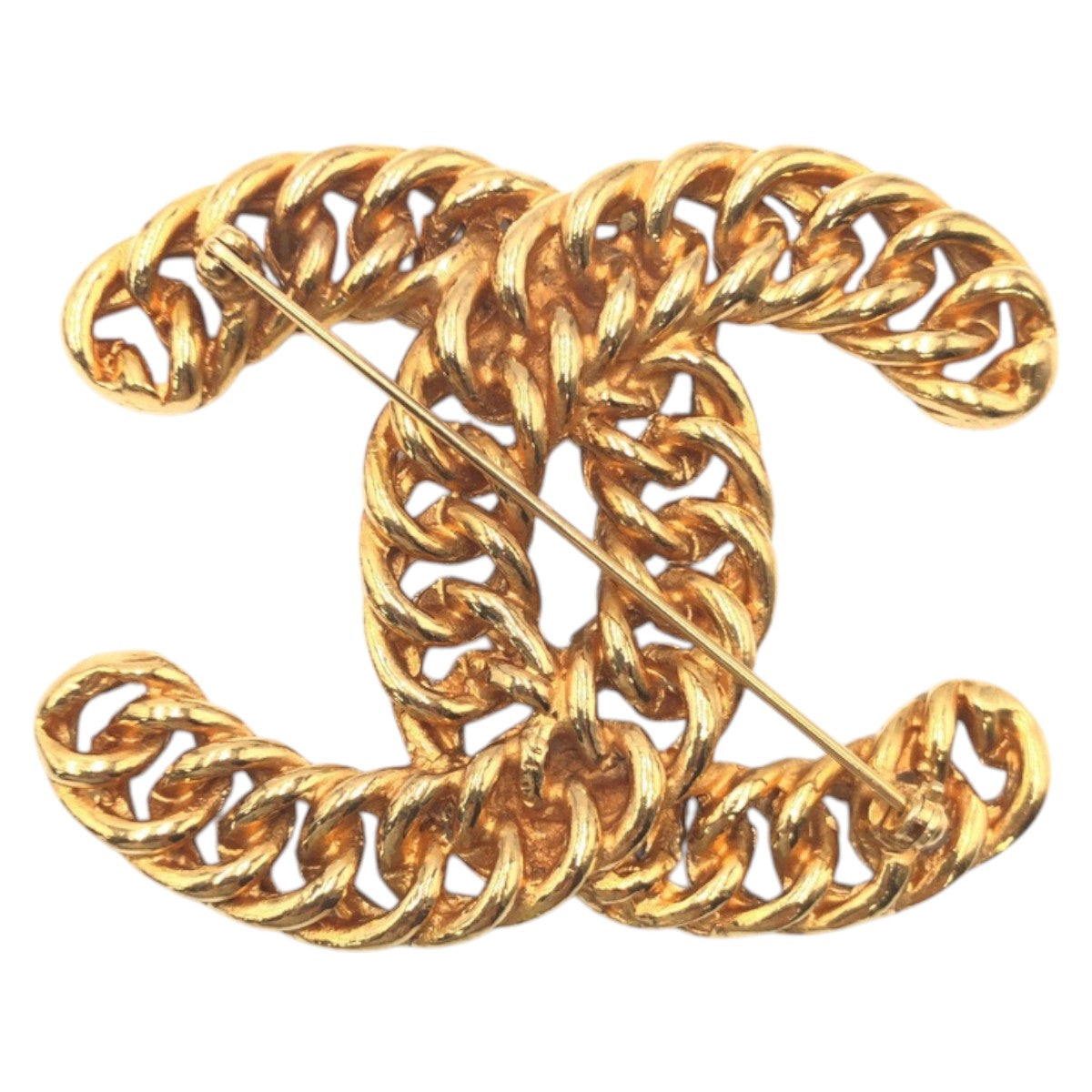 Chanel Brooch Gold Handbag 23