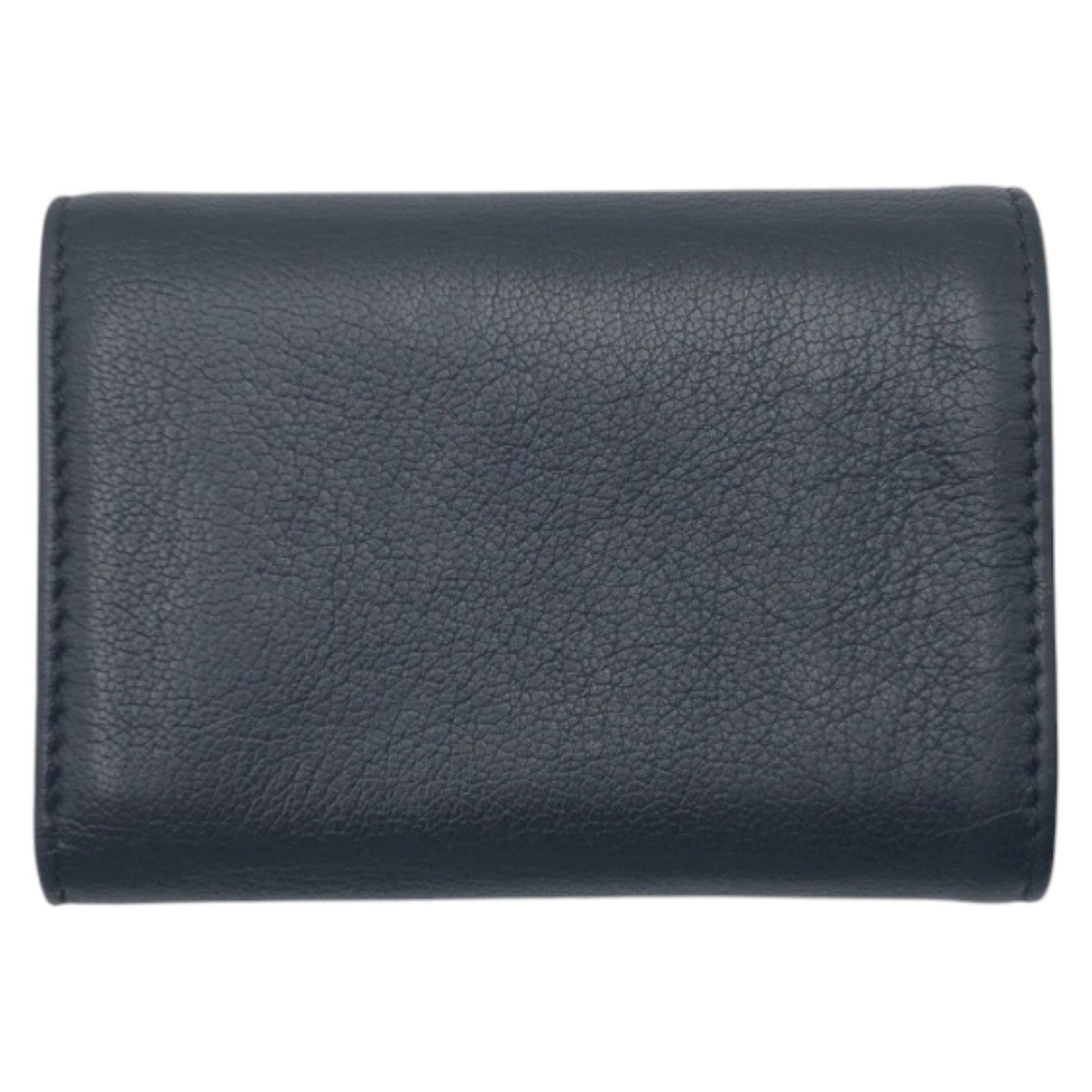 Chanel Coco Mark Leather Trifold Wallet