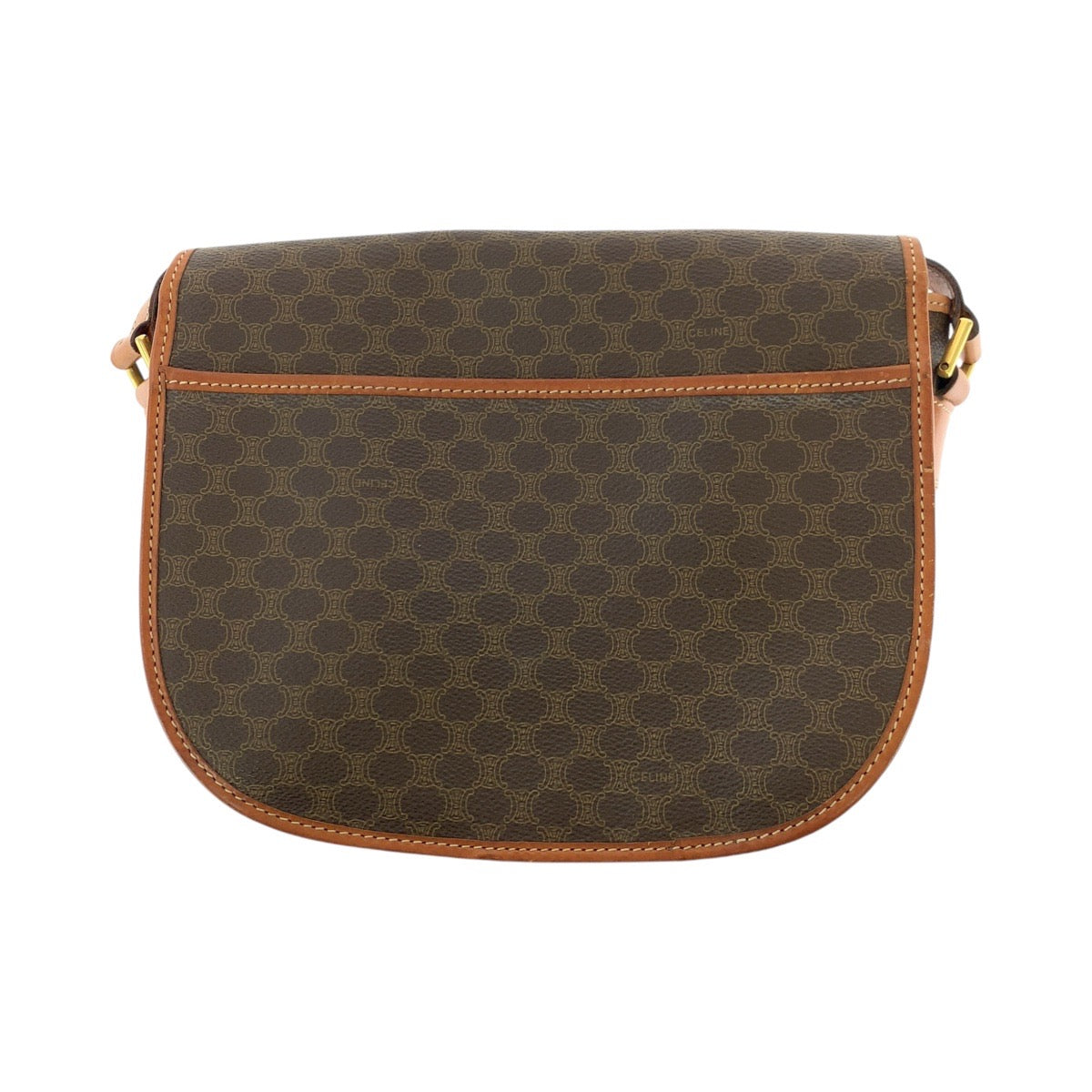 Shoulder Bag Pvc, Metal Shoulder Bag Pochette Leather Brown Macadam Women