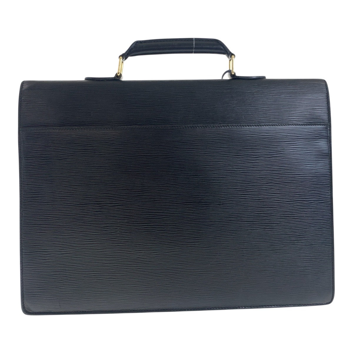 Louis Vuitton Business M54422 Epi Noir Assistant Leather Black Gold Handbag