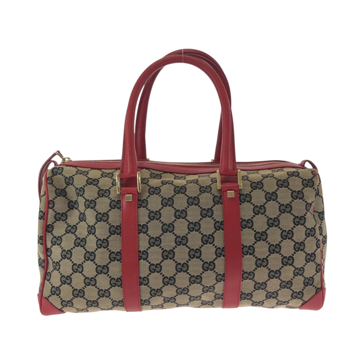 Gucci 000 GG en Canvas Beige Red Gold Travel Bag
