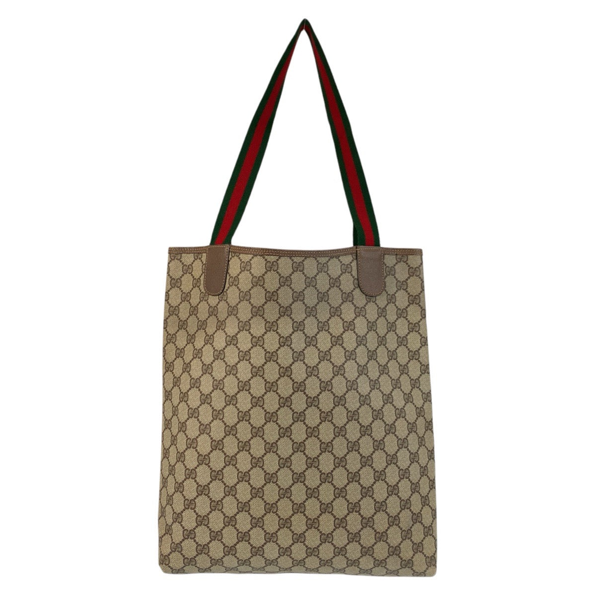 Gucci 39 02 003 GG Supreme Leather Canvas Brown Shoulder Bag 2