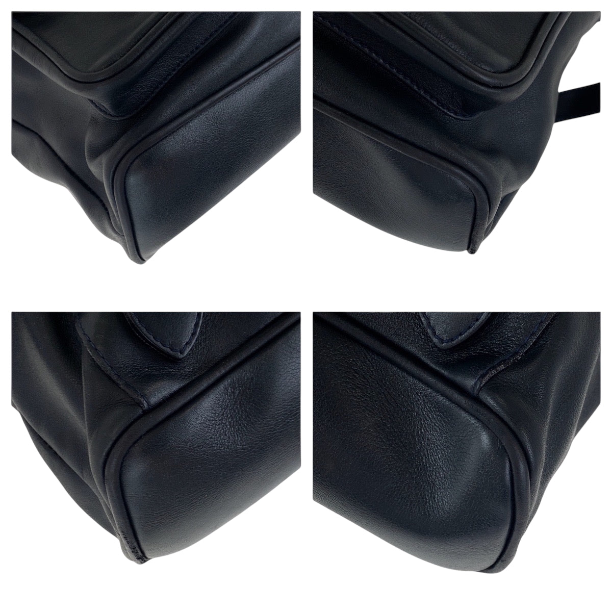 Gucci Backpack 003 Leather Black Brown Gold