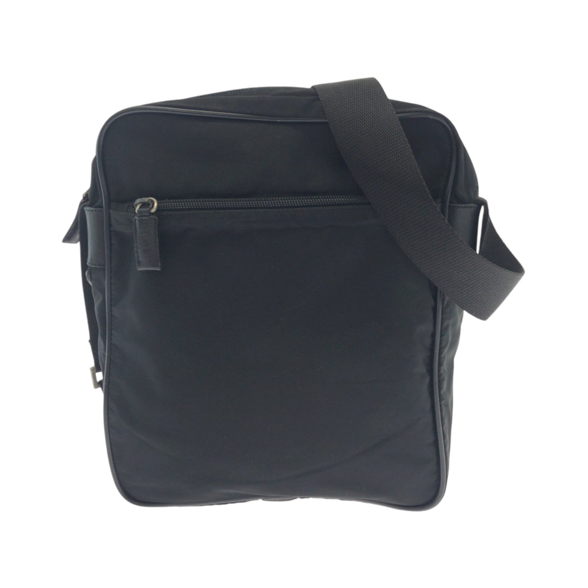 Shoulder Bag V Silvermetal Shoulder Bag Pochette Nylon Black