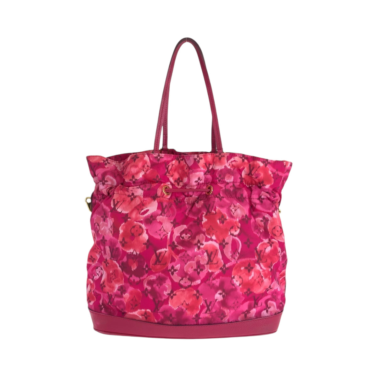 Louis Vuitton M94313 Rose Andian Nylon Pink Gold Tote Bag