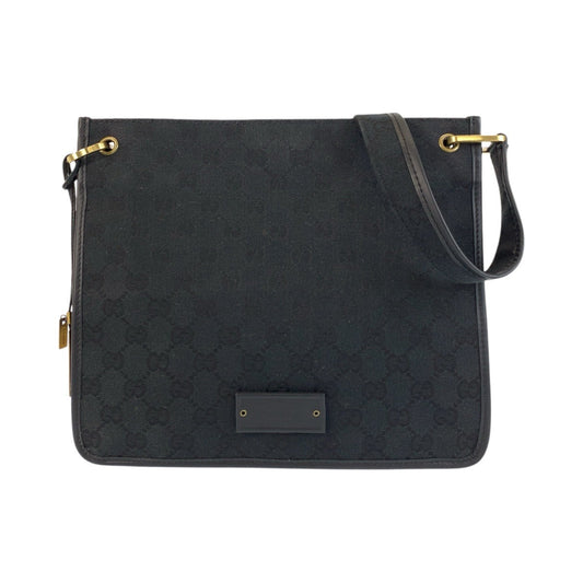 Gucci Shoulder Bag Leather Canvas Bag 91763