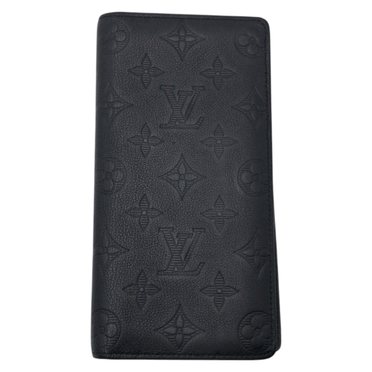 Louis Vuitton Long Purse M69038 shadow Portefeuille Monogram Leather Black Wallet Case