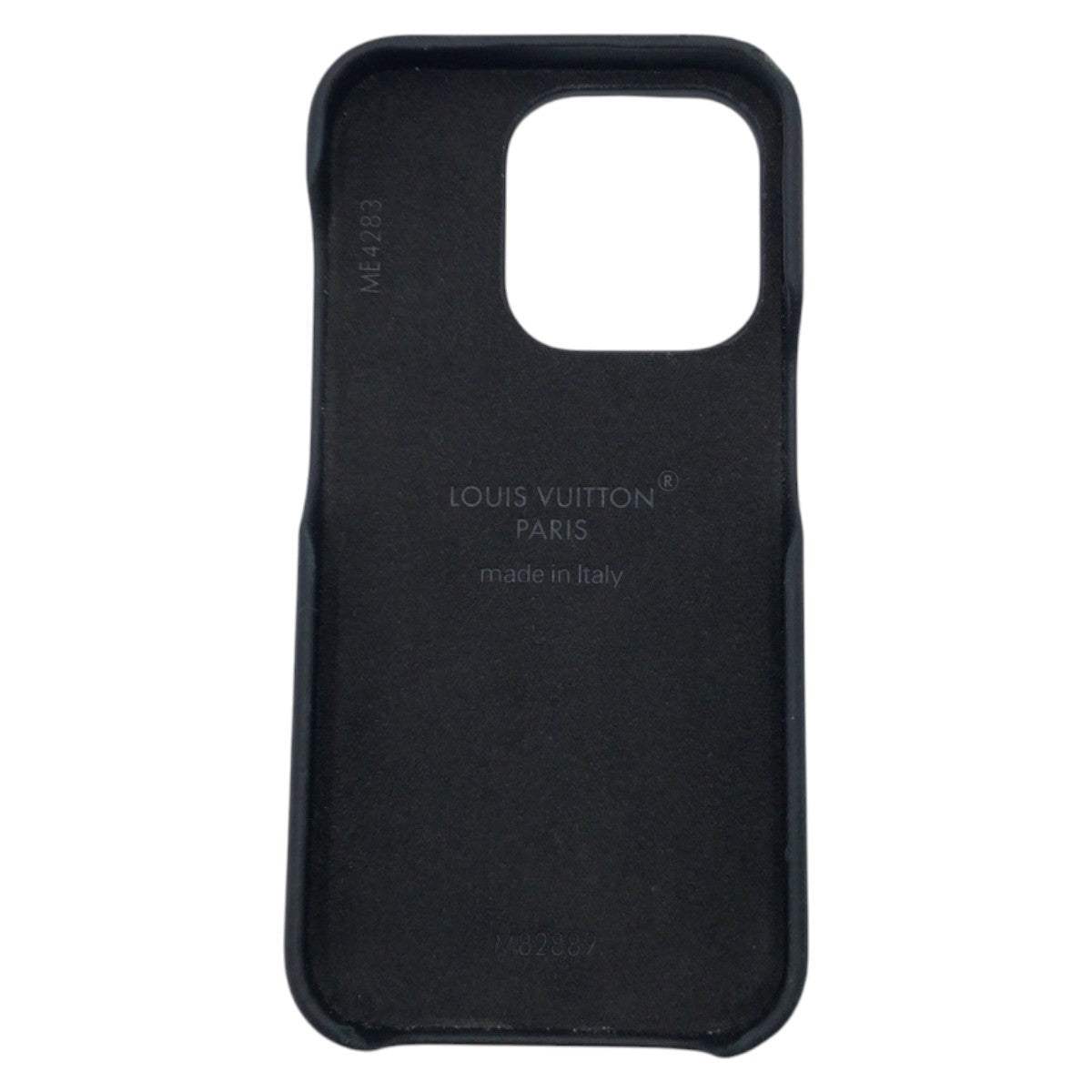 Louis Vuitton iPhone M82889 Camel Monogram Leather Black Handbag