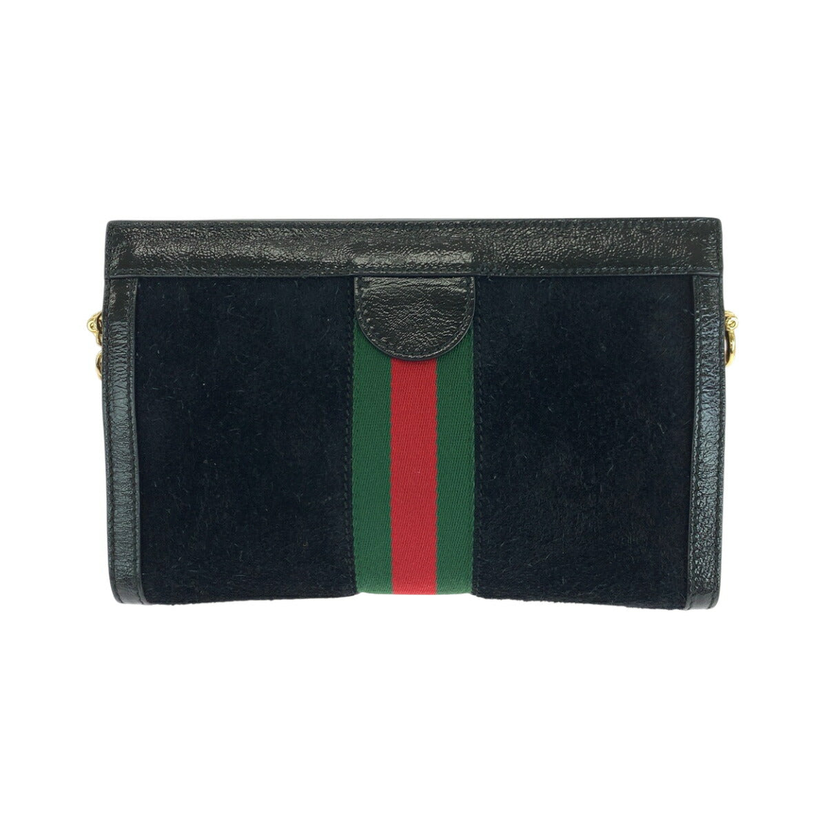 Gucci Sylvie Shoulder Bag Suede Chain