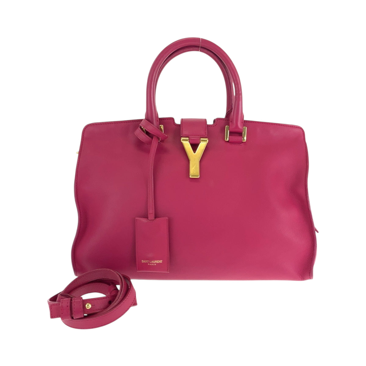 Saint Paris Shoulder Bag Fuchsia Metal Shoulder Leather Pink