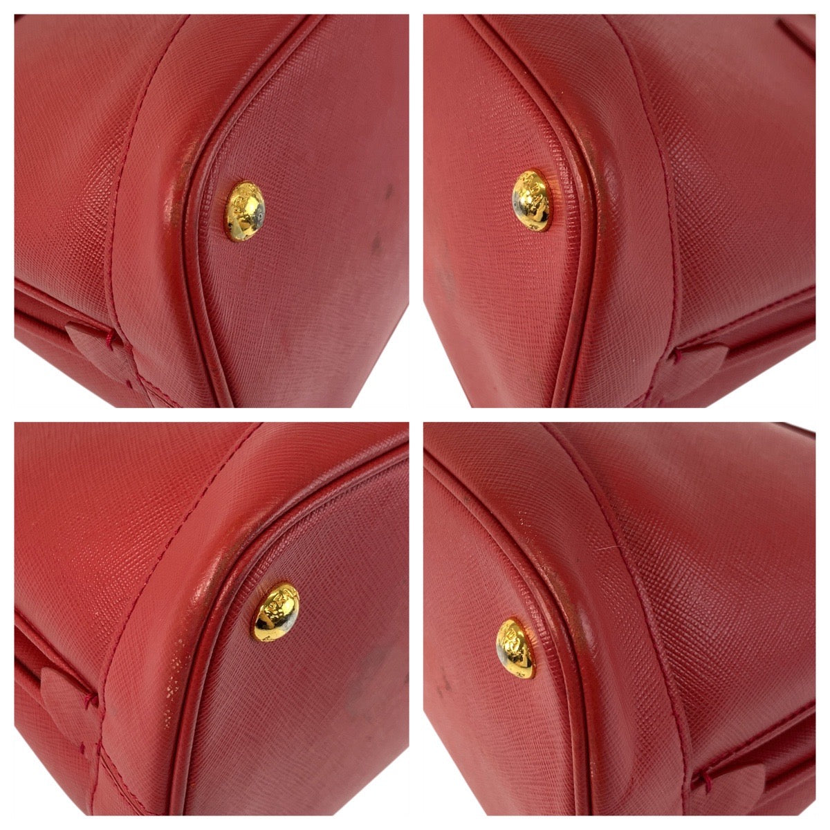 Prada Promenade Handbag Saffiano Travel Bag
