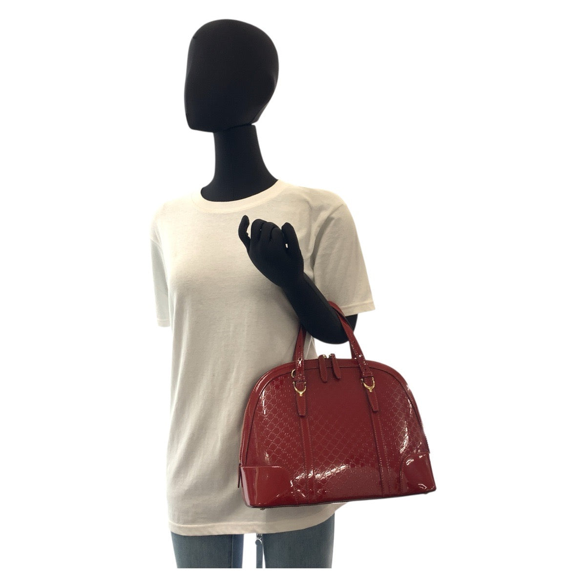 Gucci enamel cisima Red Gold Shoulder Bag