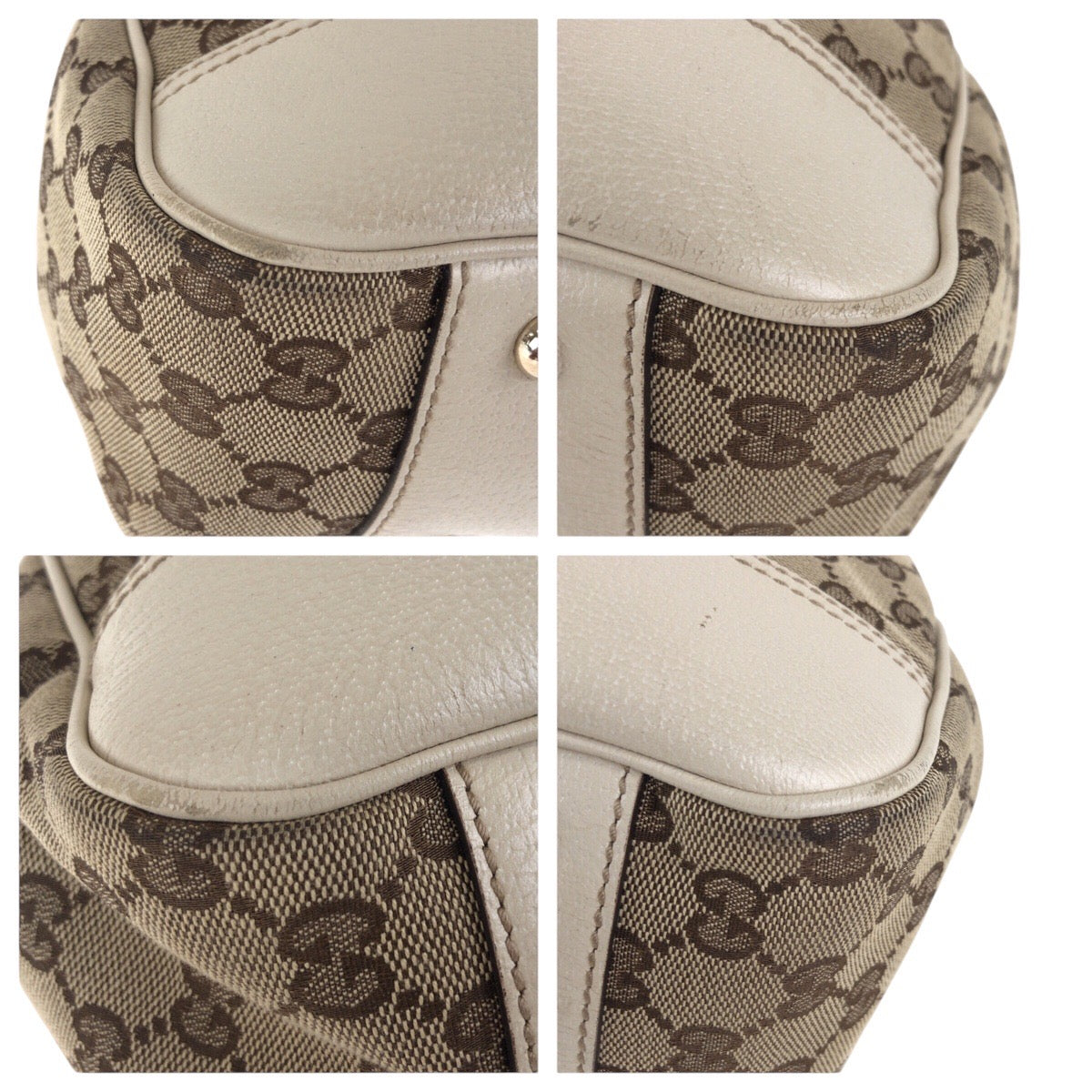 Gucci 2Way Bag Canvas Travel Bag