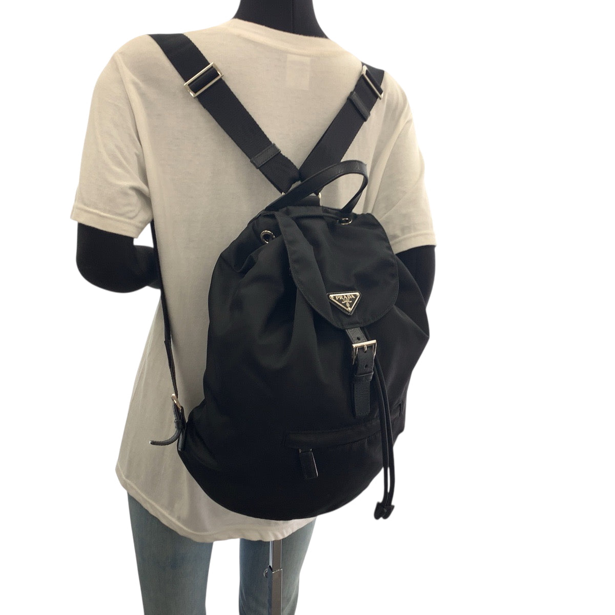 Backpack Metal Backpack Backpack Test Triangle With Nylon Black