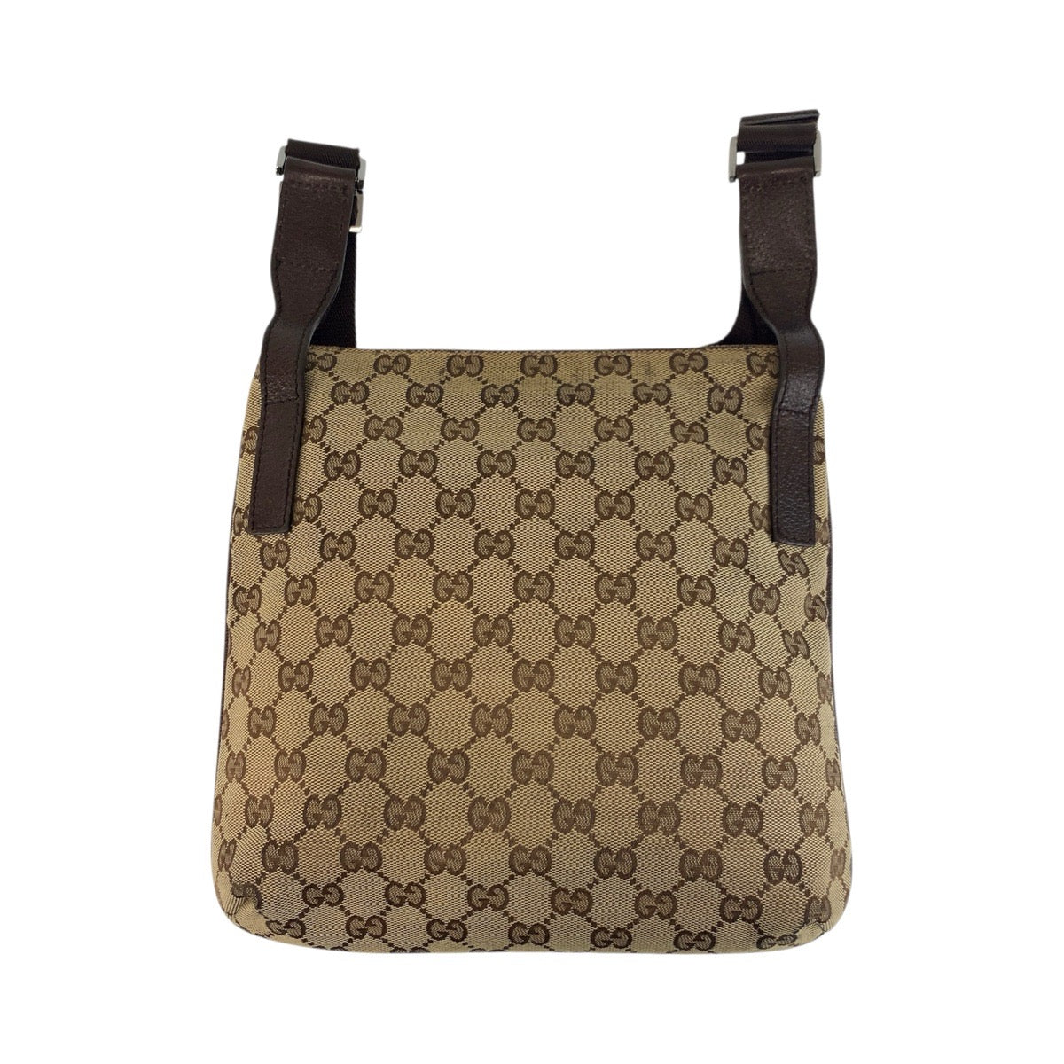 Gucci GG pochette Canvas Brown Beige Shoulder Bag