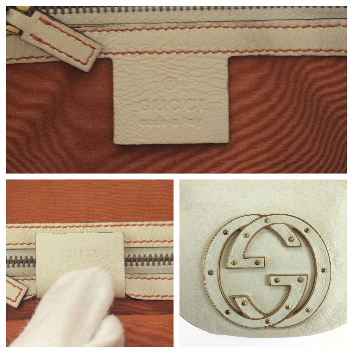 Gucci Soho Interlocking Shoulder Bag Leather