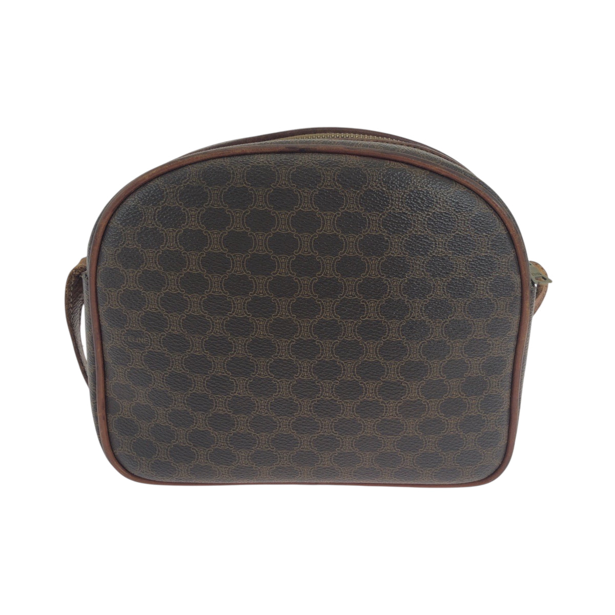 Shoulder Bag Pvc Metal Shoulder Bag Pochette Brown Gold Macadam Women
