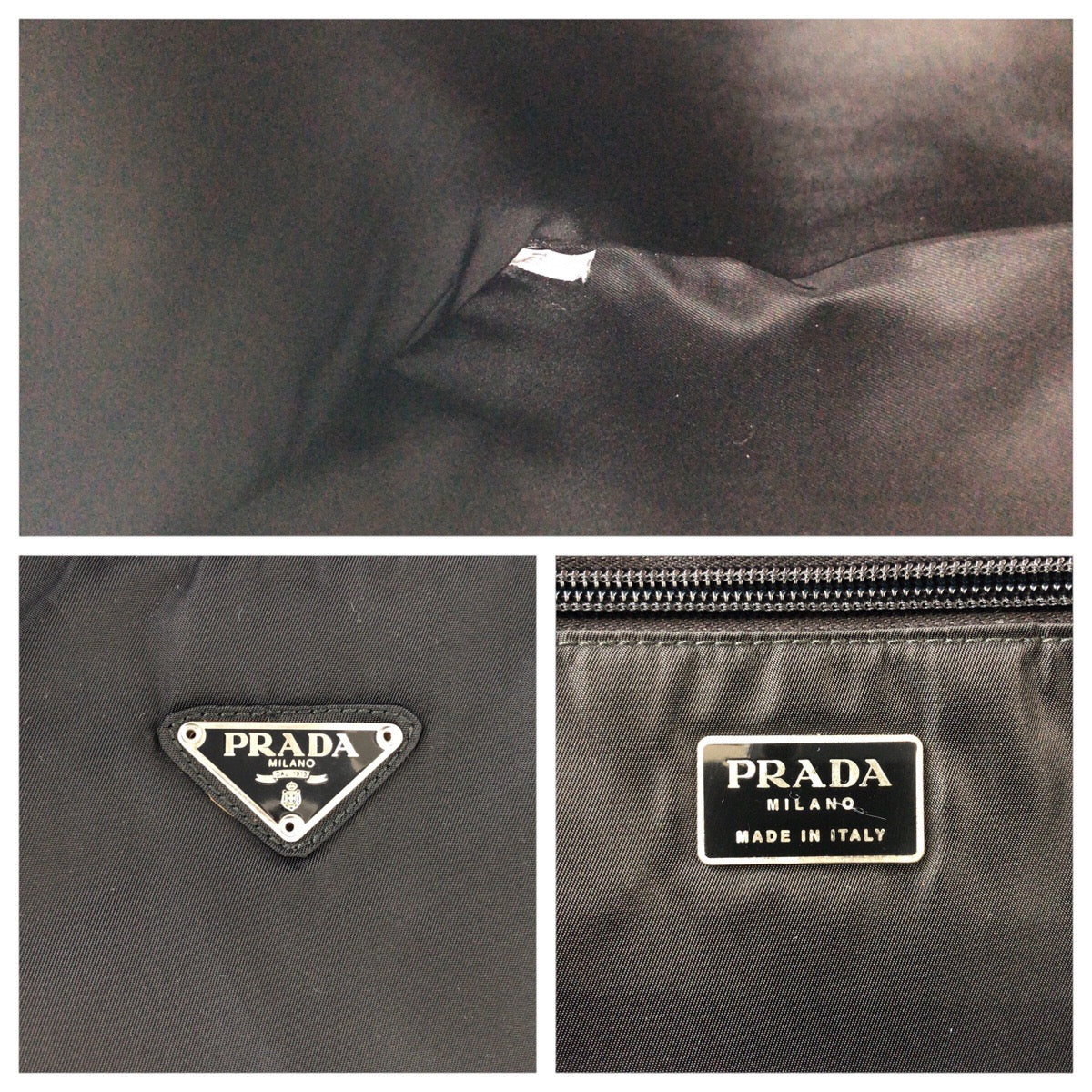Prada Tessuto Briefcase Handbag Nylon Travel Bag Nylon Briefcase 1