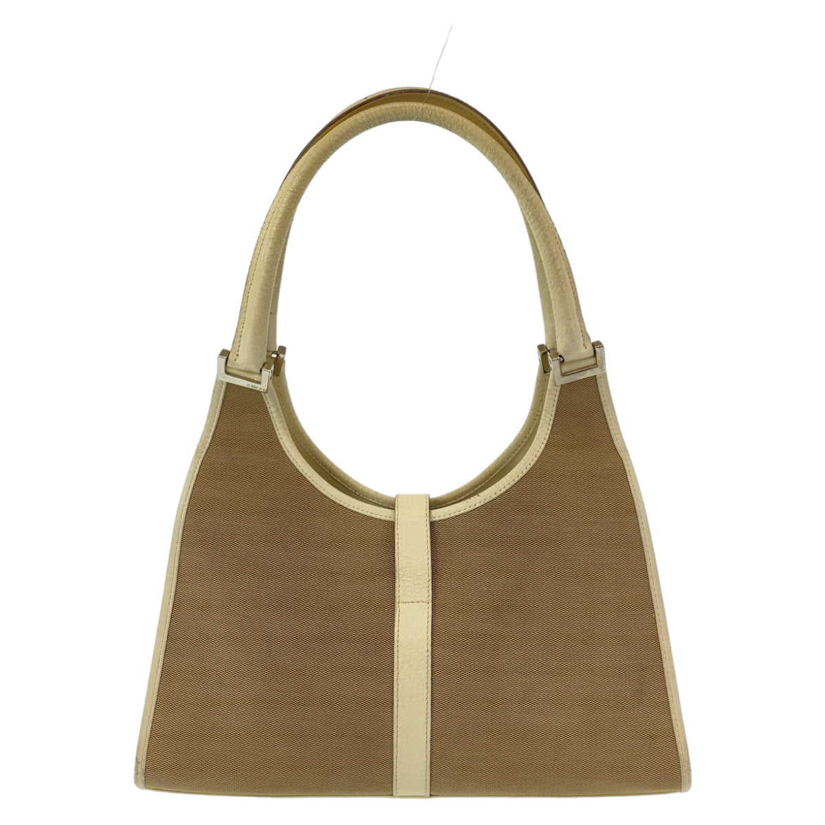 Gucci 002 Jackie Canvas Beige Shoulder Bag