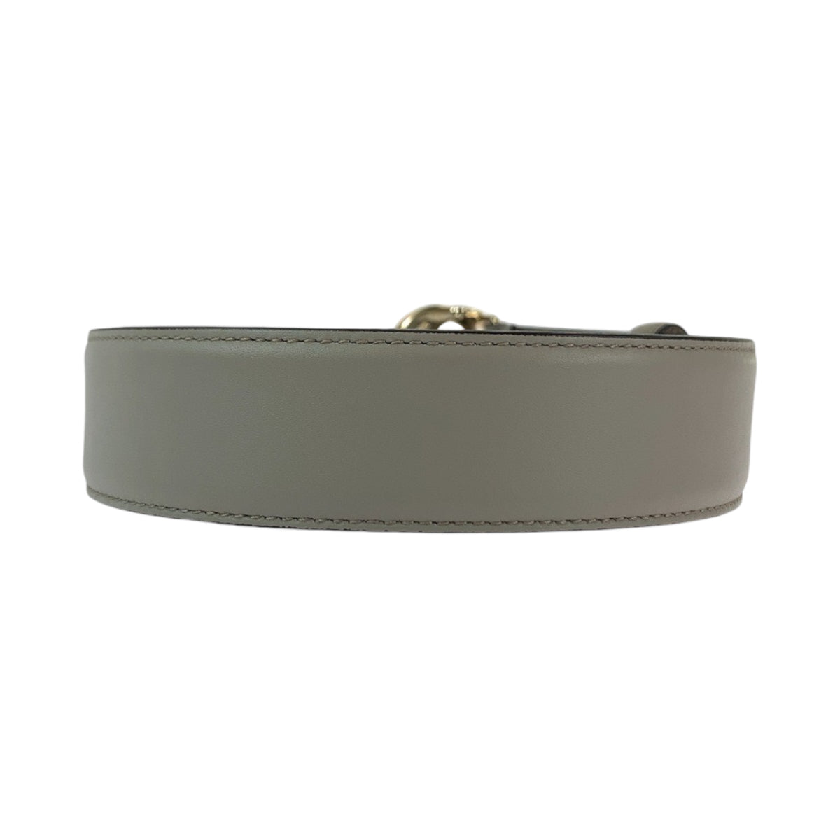 Gucci Interlocking 32 Leather Gray Belt