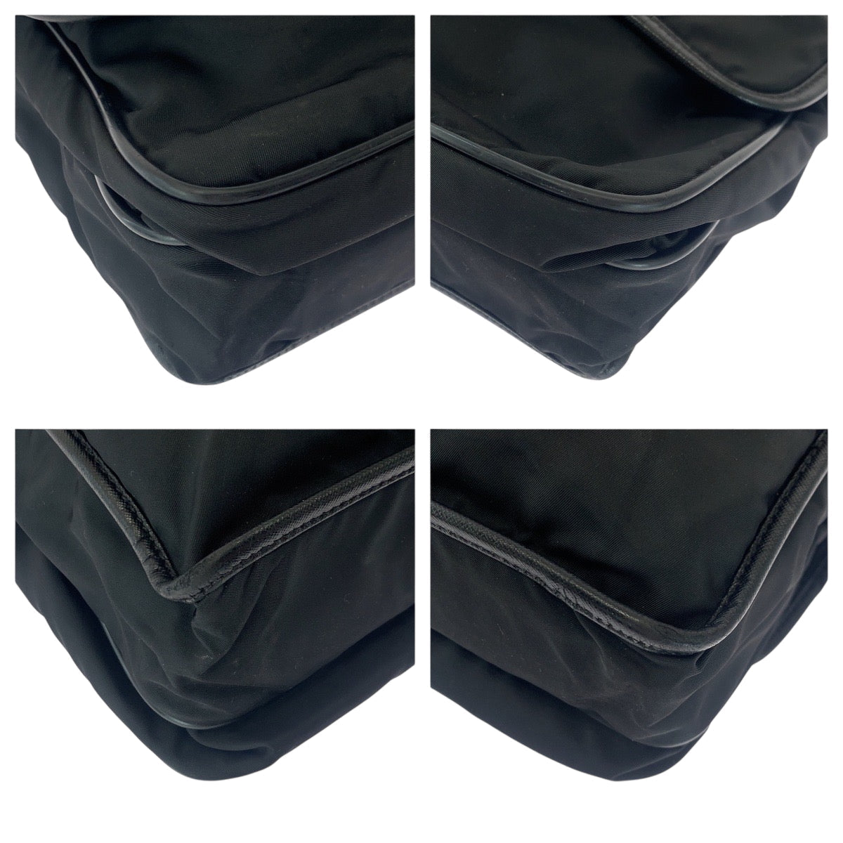 Shoulder Bag V Silvermetal Shoulder Bag Messenger Nylon Black Logo Women