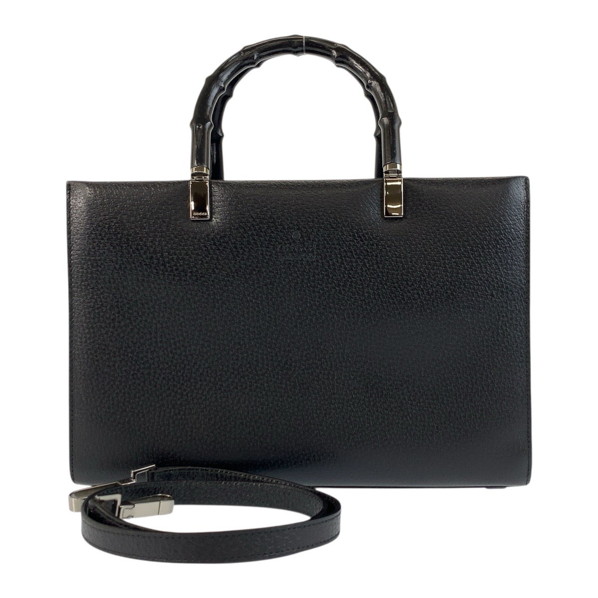 Gucci Bamboo 2Way Bag Leather Travel Bag Bag 2