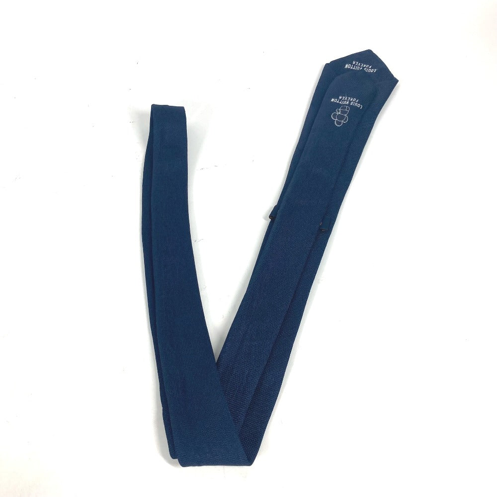 Louis Vuitton tie M77007 silk Cravat Vivienne Navy Handbag