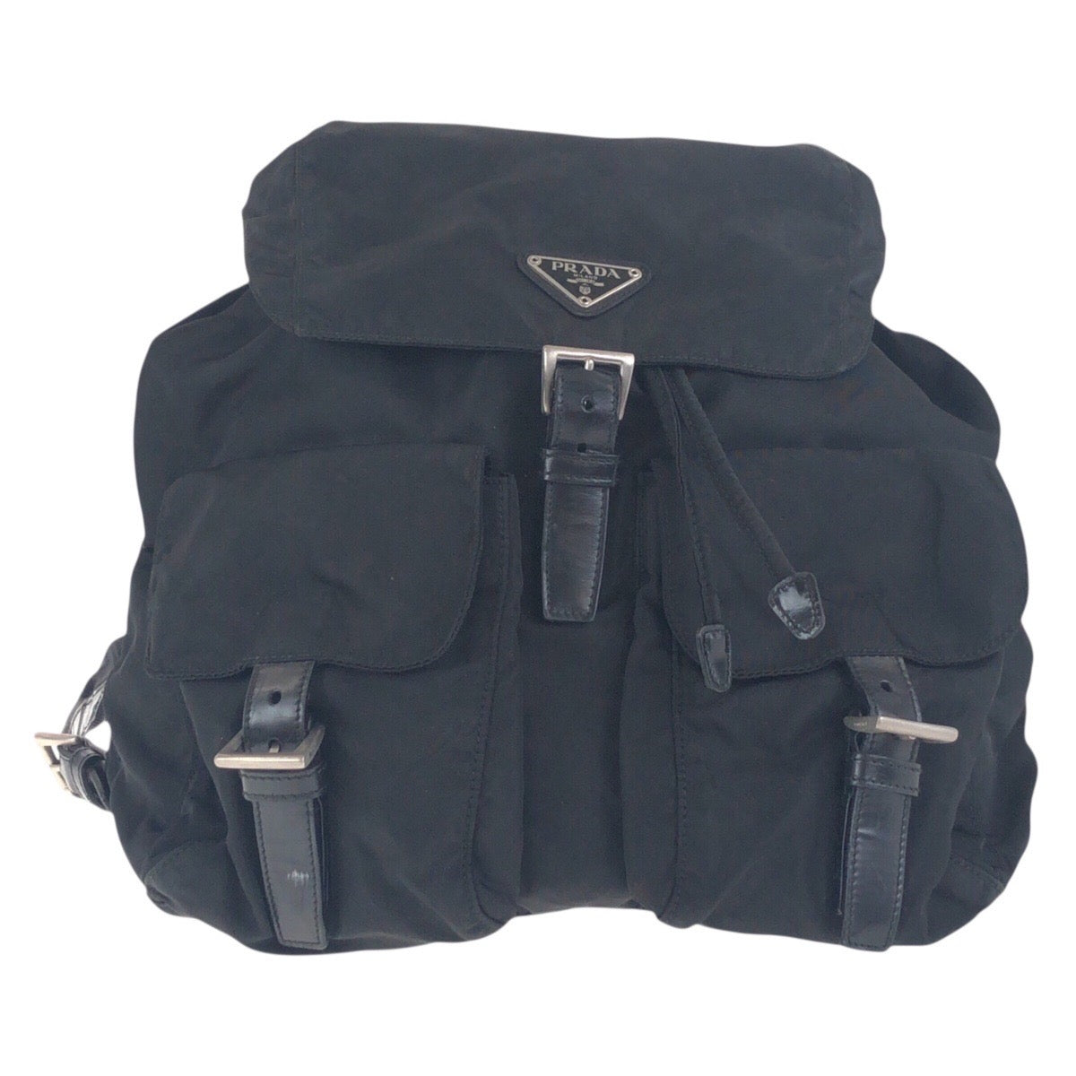 Backpack Silvermetal Backpack Test Triangle With Logo Nylon Black
