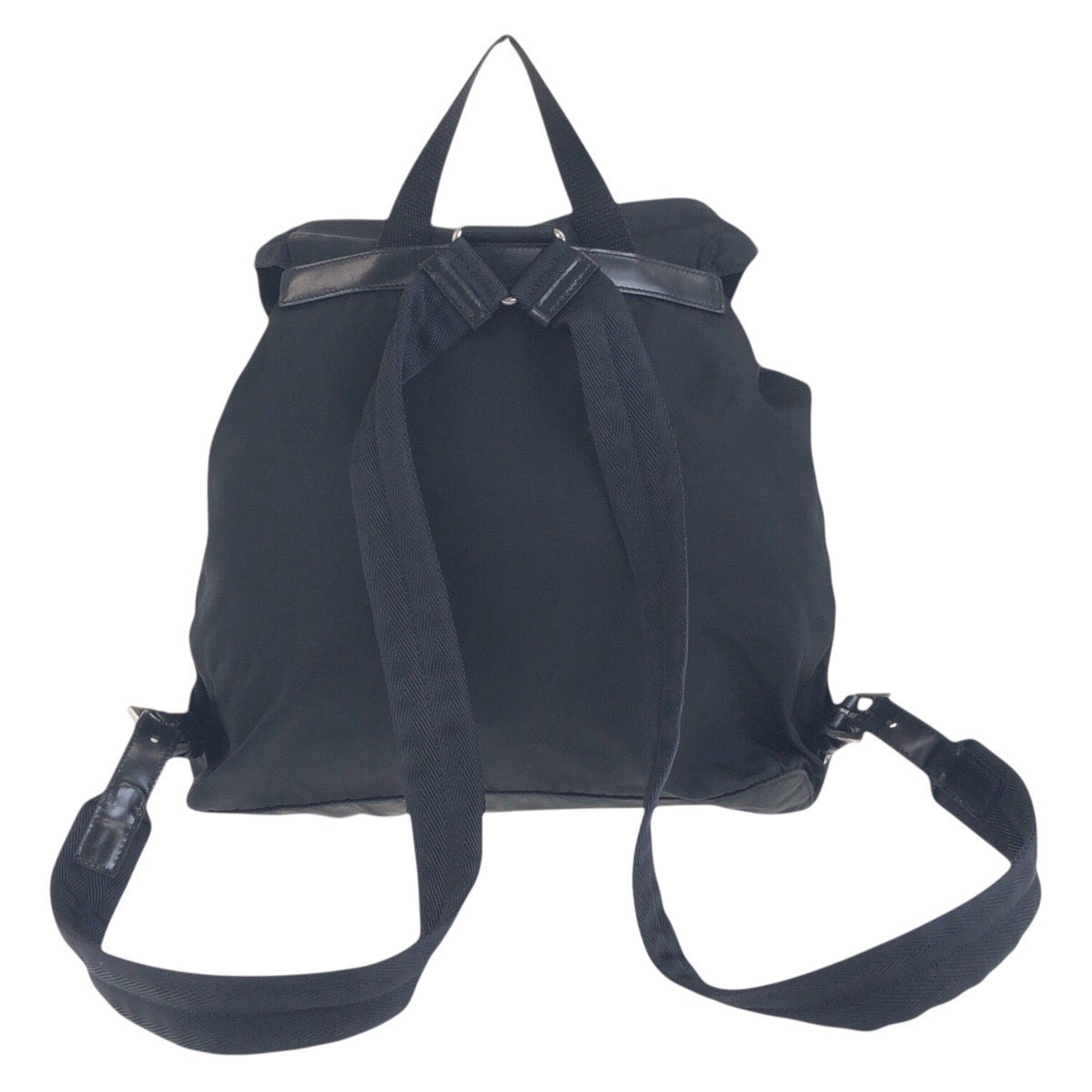 Backpack Silvermetal Backpack Test Triangle With Logo Nylon Black