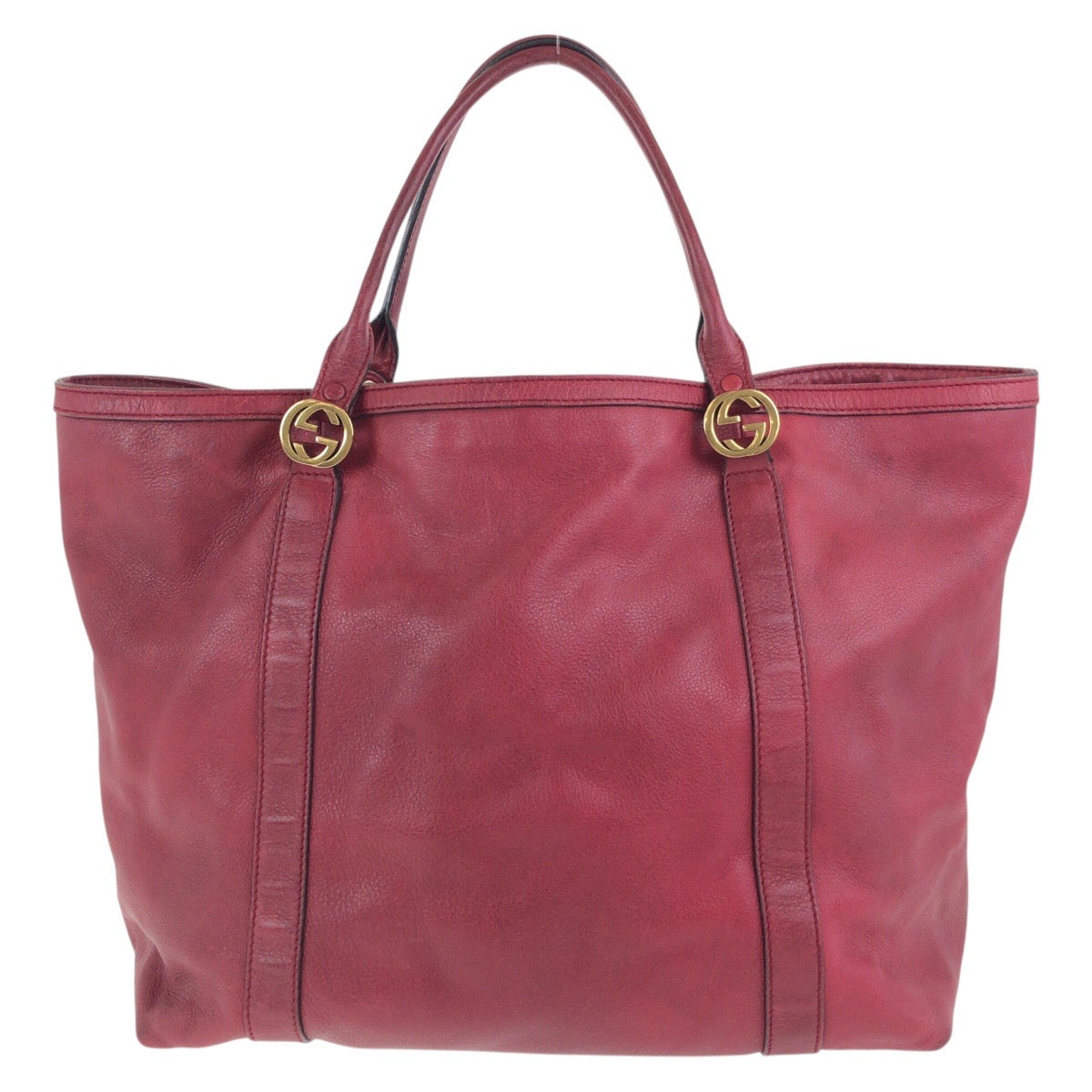 Gucci Interlocking 2Way Bag Leather Travel Bag 4