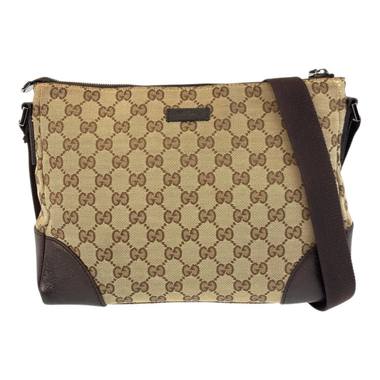 Gucci Shoulder Bag Leather Canvas Bag 59