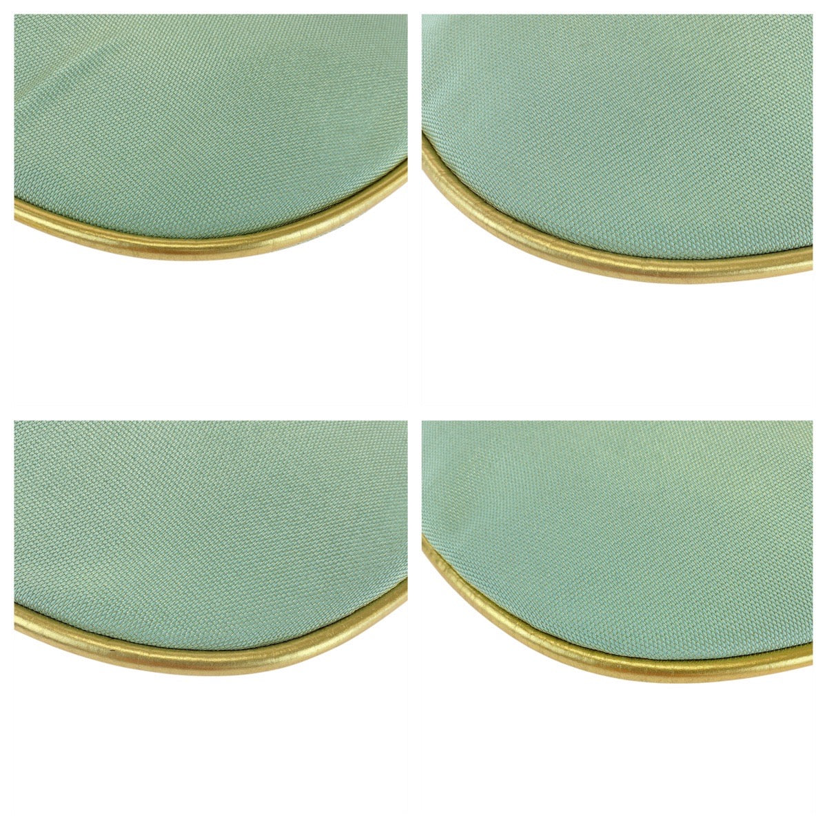 Gucci 001 Sherry line Canvas Green Gold Shoulder Bag