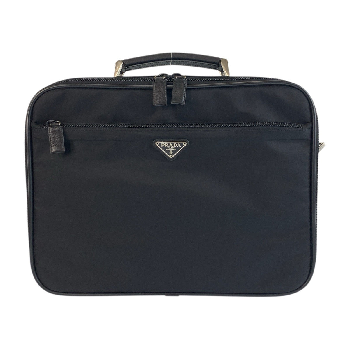Business Bag , Silvermetal Business Bag Briefcase Leather Nylon Travel Bag