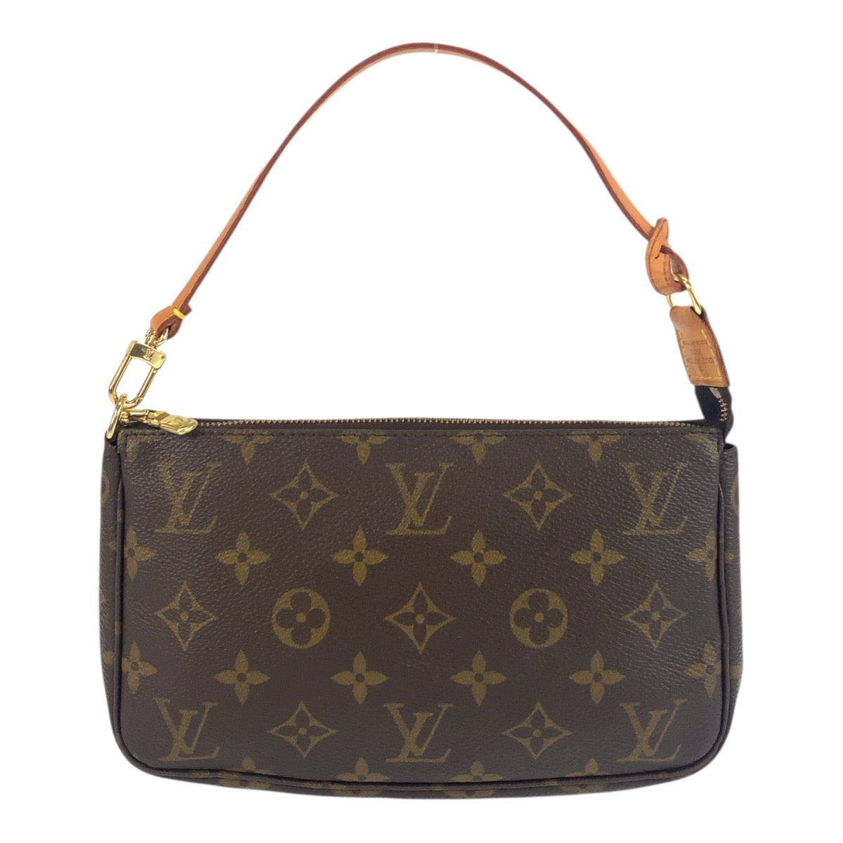 Louis Vuitton M51980 PVC Accessory pouch Pochette Monogram Leather Brown Clutch Bag