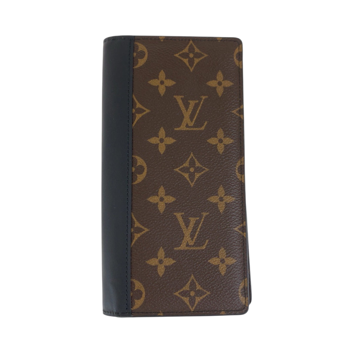Louis Vuitton Long Purse M69410 PVC SilverMetal Monogram Black Brown Wallet Case
