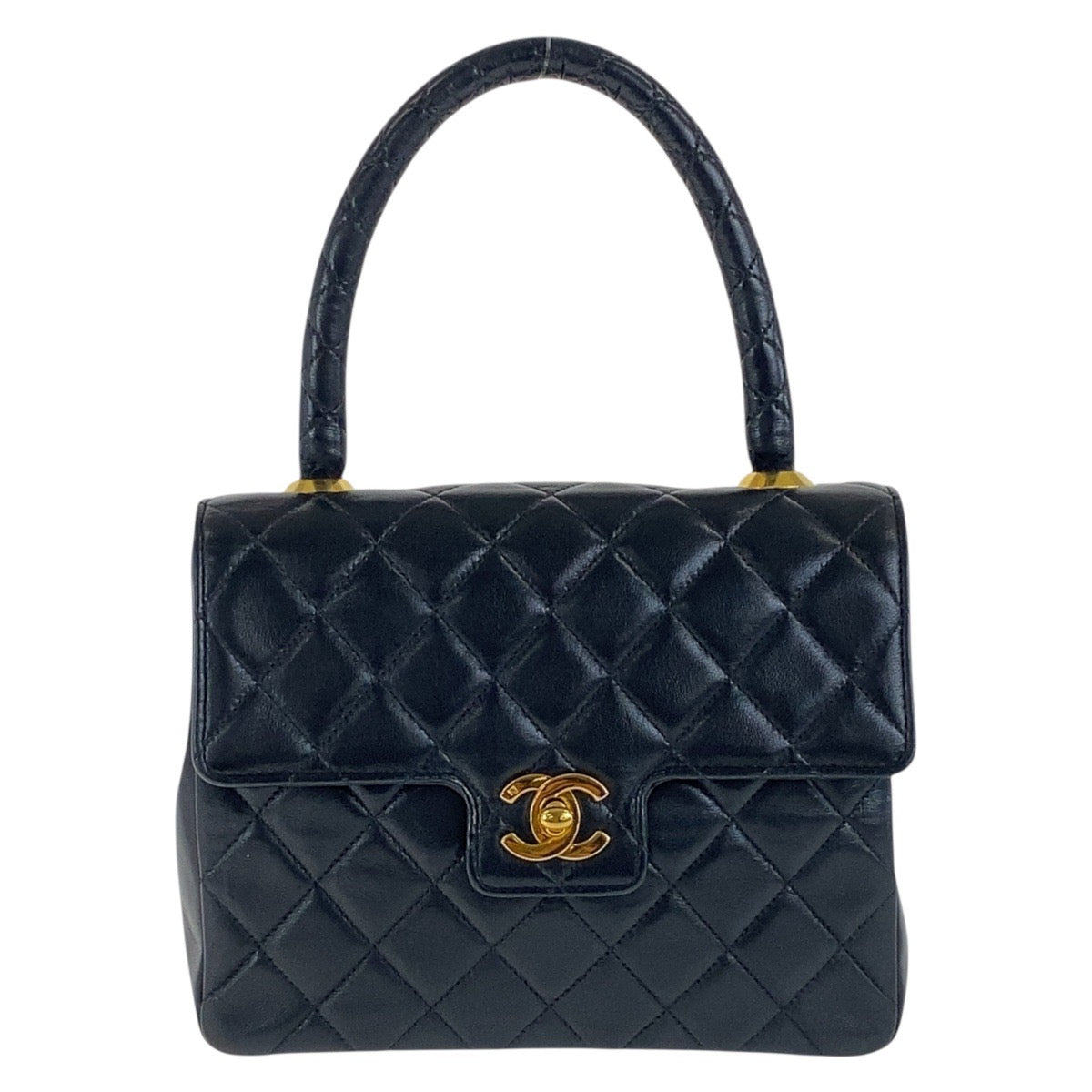 Chanel lambskin Black Gold Handbag