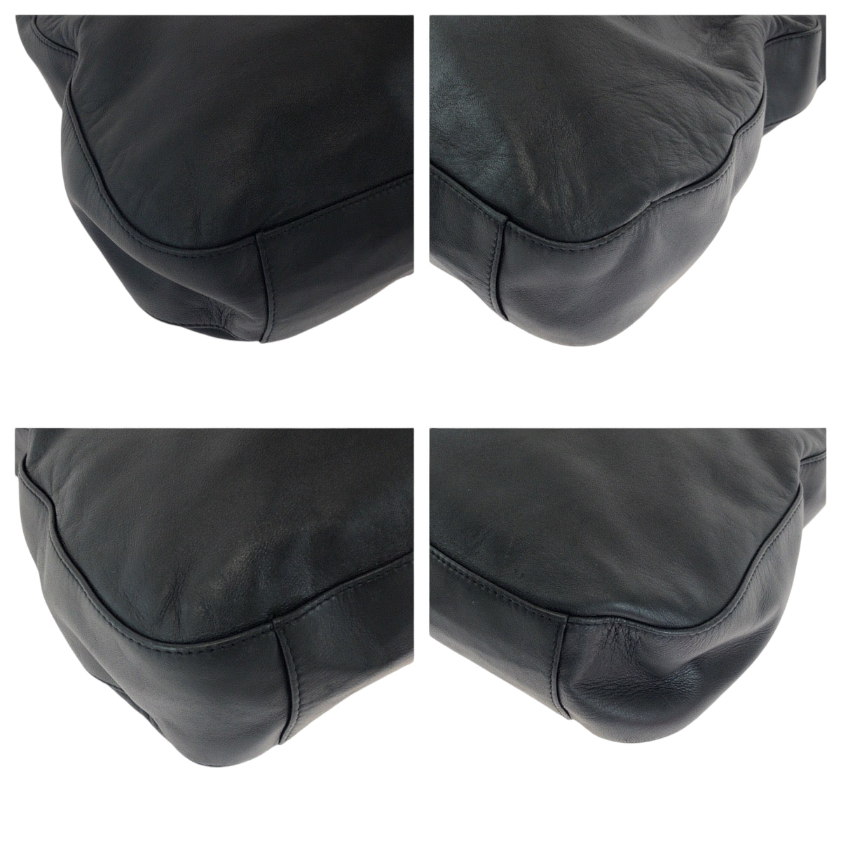 Shoulder Bag Plastic, Hobo Plastic Handle Shoulder Leather Black
