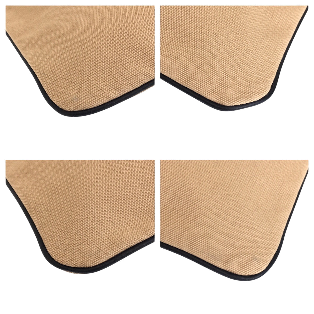 Fendi Clutch Bag Silvermetal Clutch Bag Business Bag Pouch Canvas Beige Logo