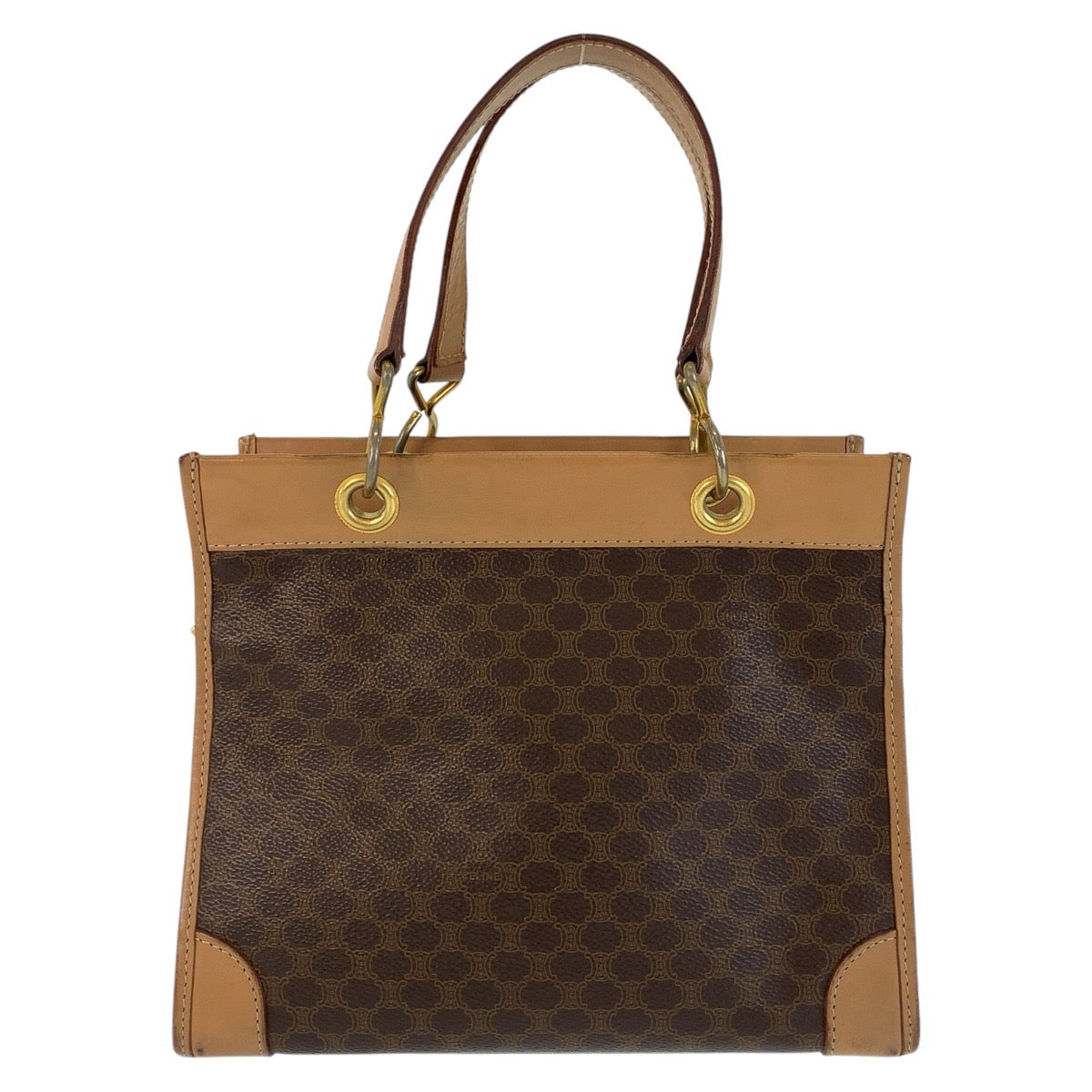 Pvc, Metal Handbag Tote Bag Macadam Women Leather Brown