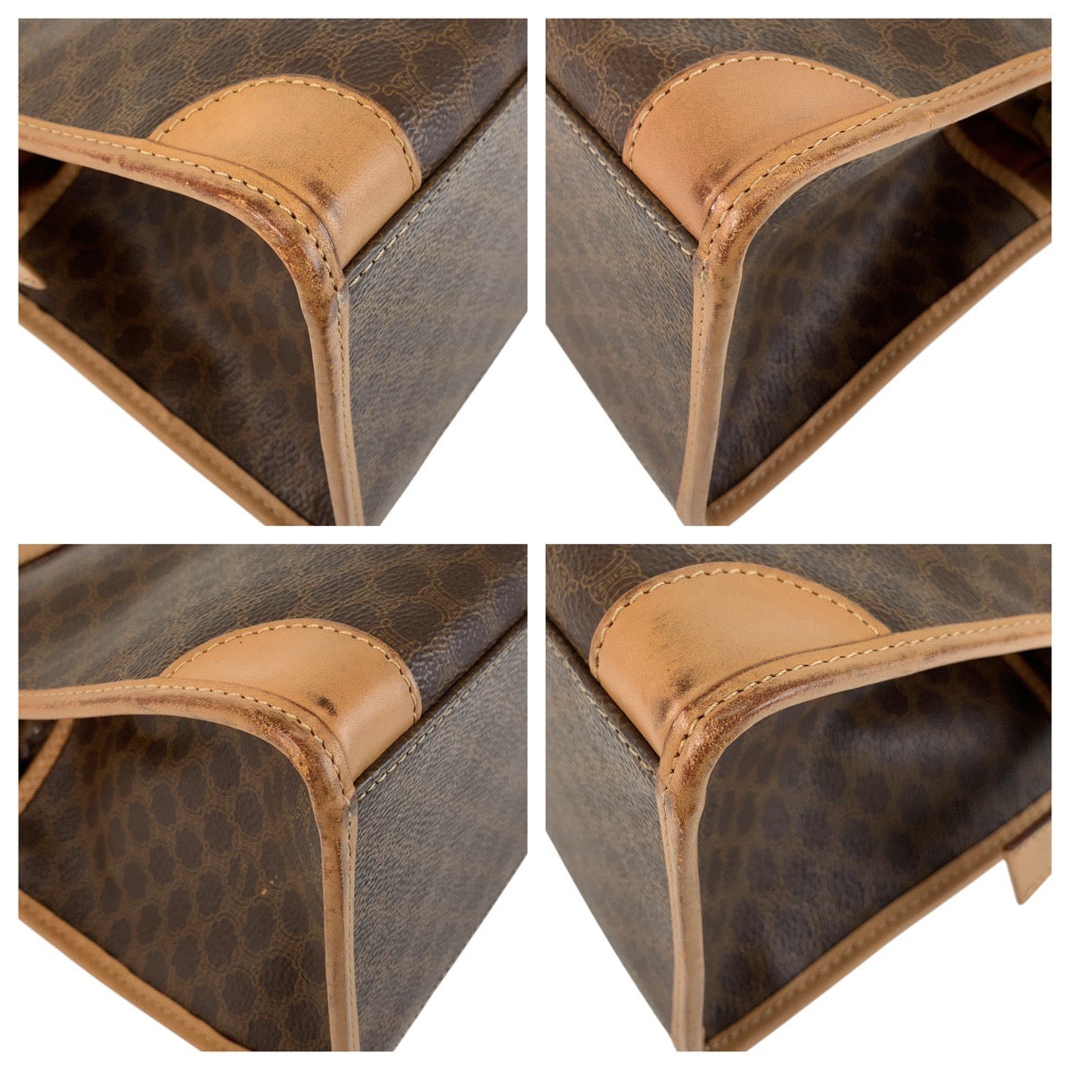 Pvc, Metal Handbag Tote Bag Macadam Women Leather Brown