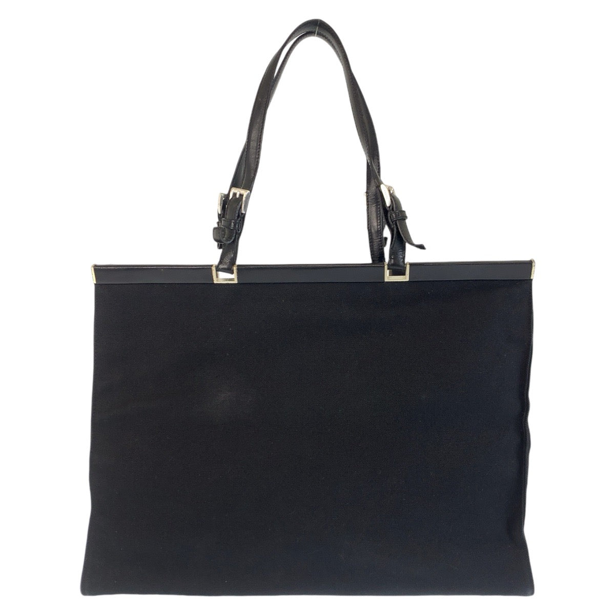 Prada Triangle Plate 2Way Bag Canvas Logo Travel Bag