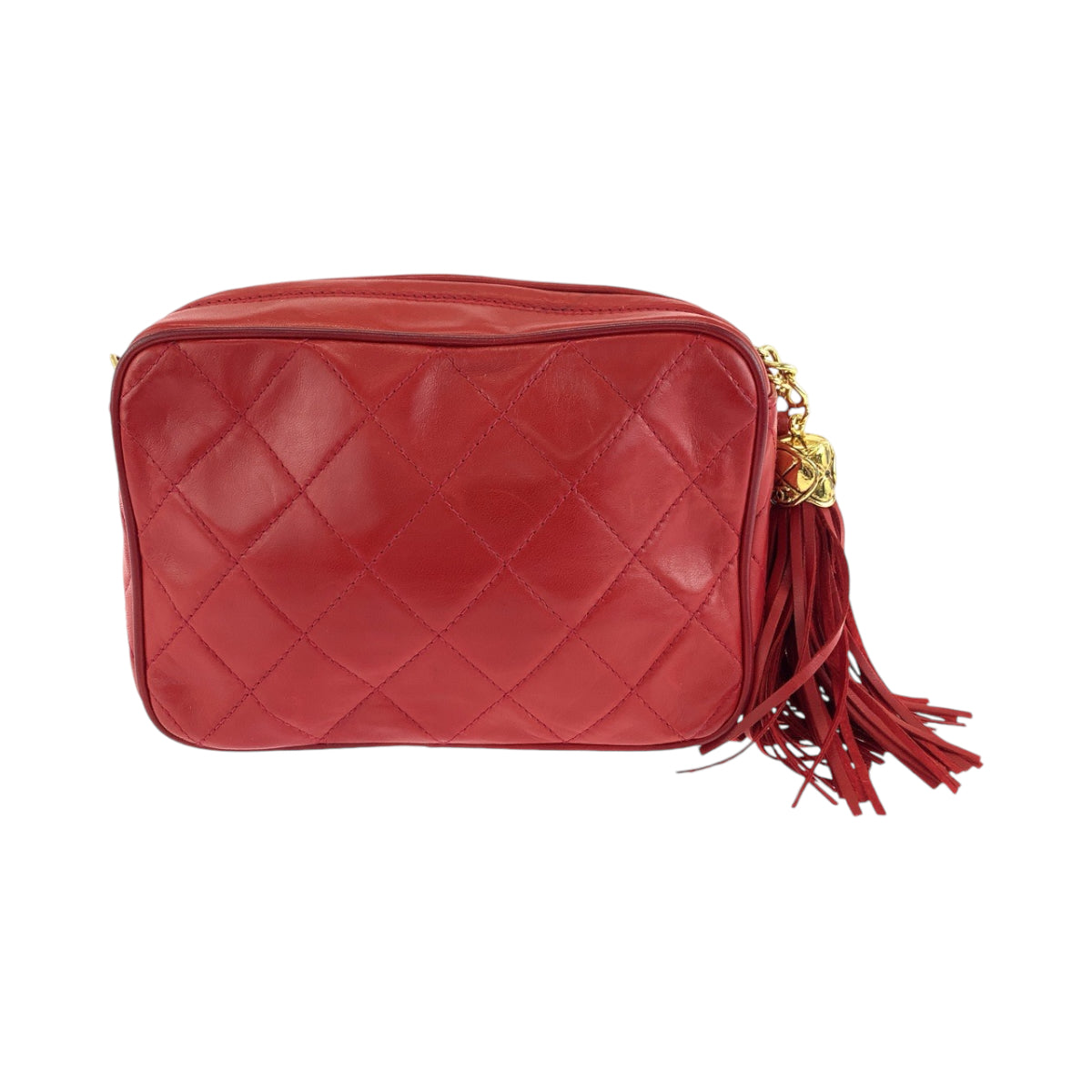 Chanel lambskin Red Gold Jewelry 2