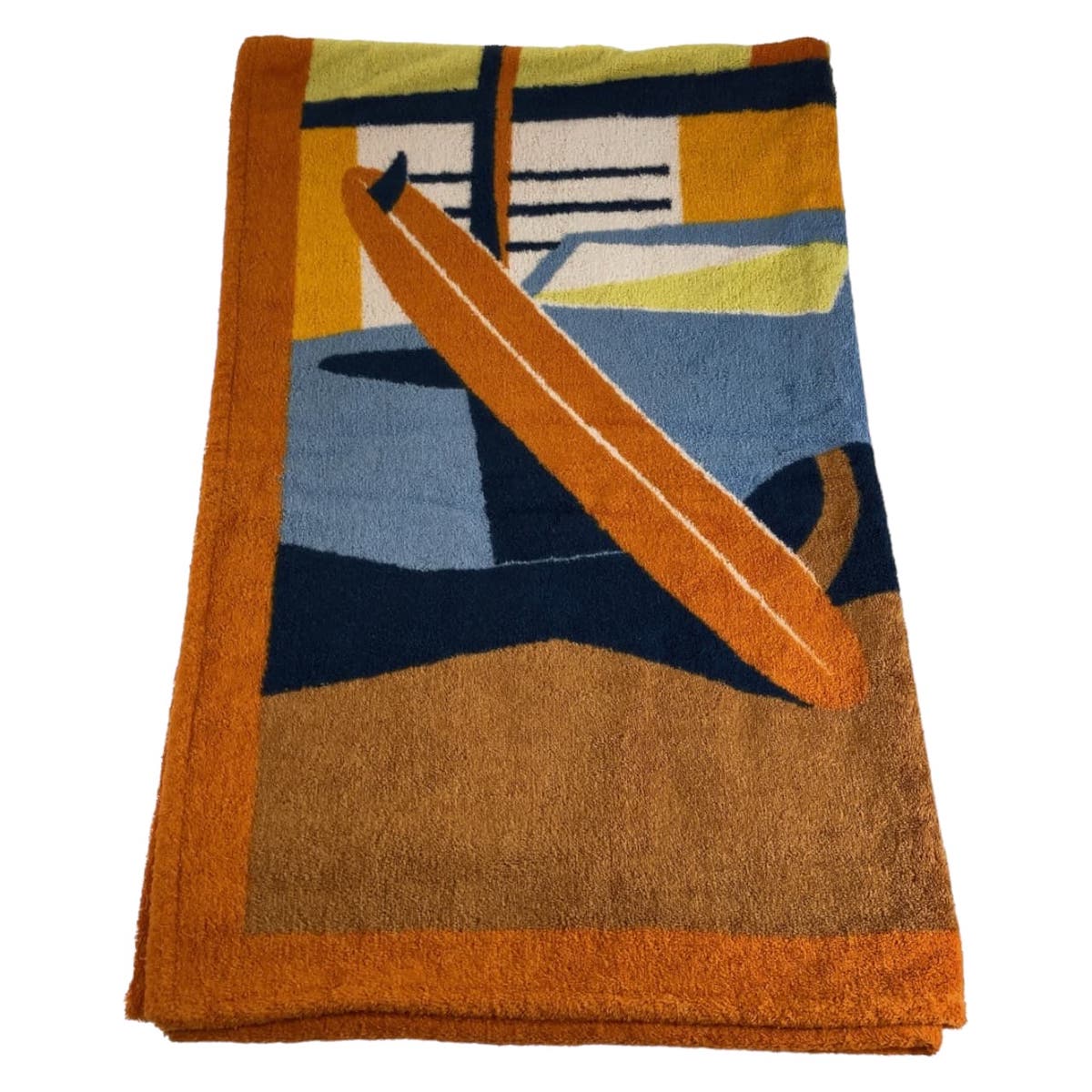 Towel Cotton Orange Multicolor Beach Towel Aprs Travel Bag