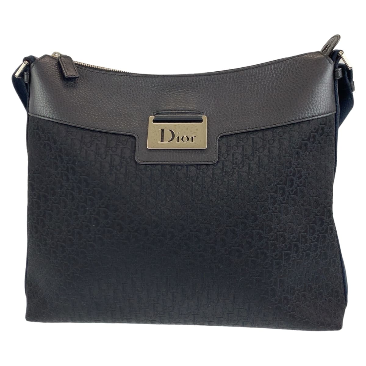 Dior Shoulder Bag , Silvermetal Shoulder Bag Messenger Leather Canvas