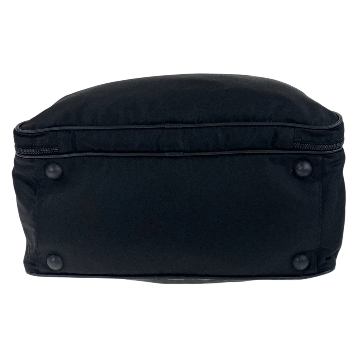 Prada Tessuto Briefcase Handbag Leather Nylon Saffiano Travel Bag