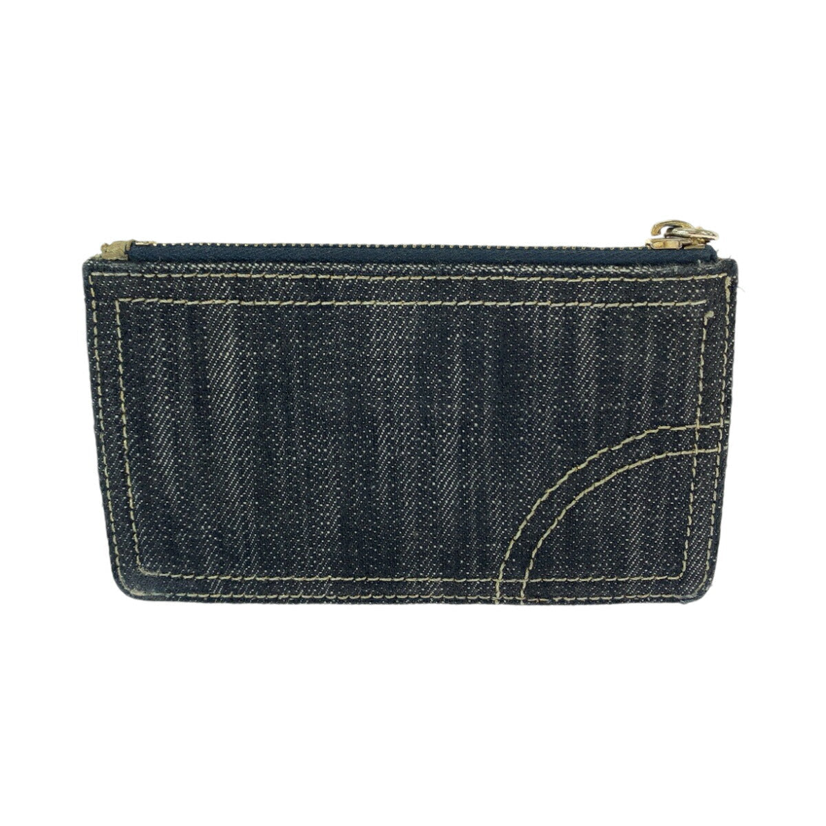 Chanel Coco Mark Sparkling Denim Coin Case Bag