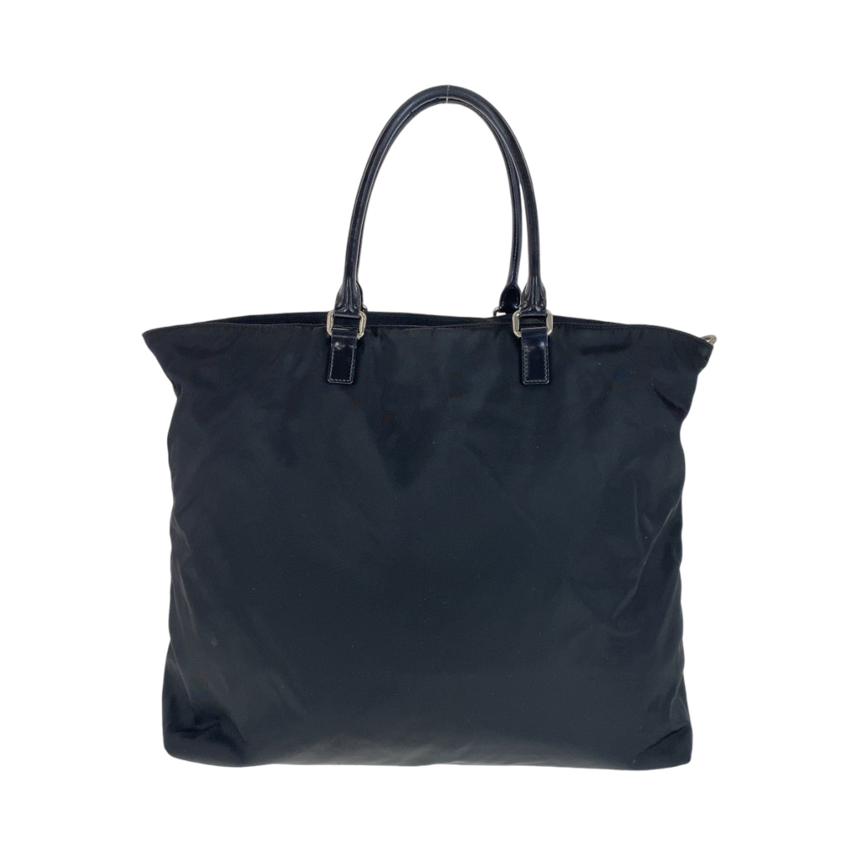Tote Bag Silvermetal Tote Bag Shoulder Bag Nylon Black Embossed Women