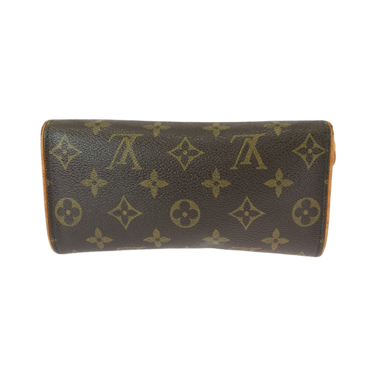 Louis Vuitton M51854 PVC ette Twin PM Monogram Brown Gold Shoulder Bag